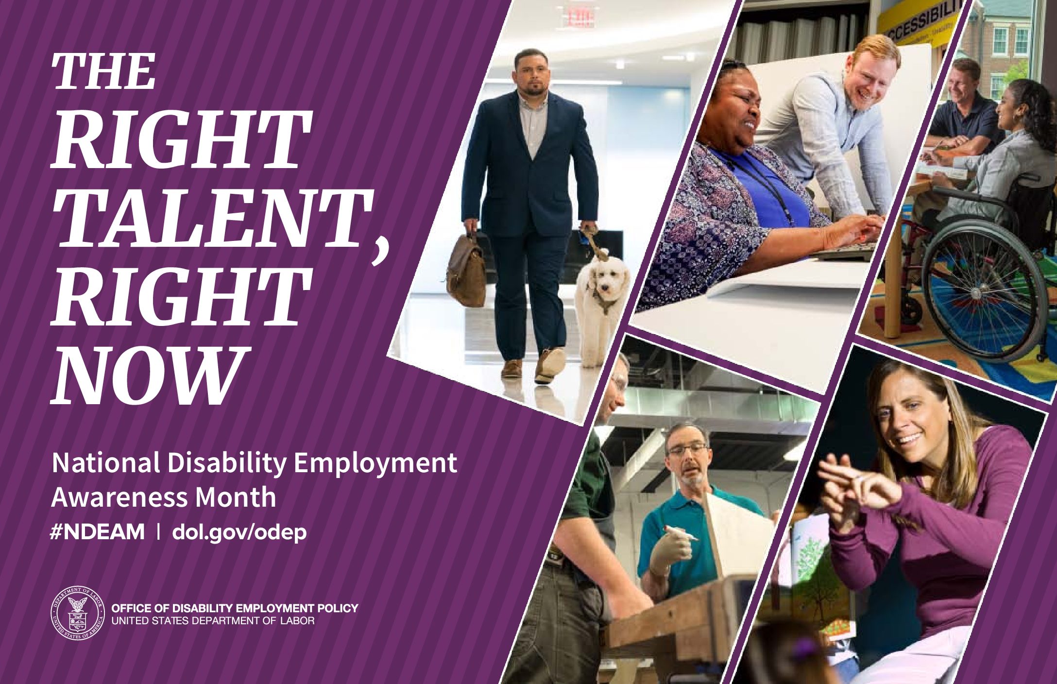 2019PosterEnglish NDEAM pdf - October is National Disability Employment Awareness Month