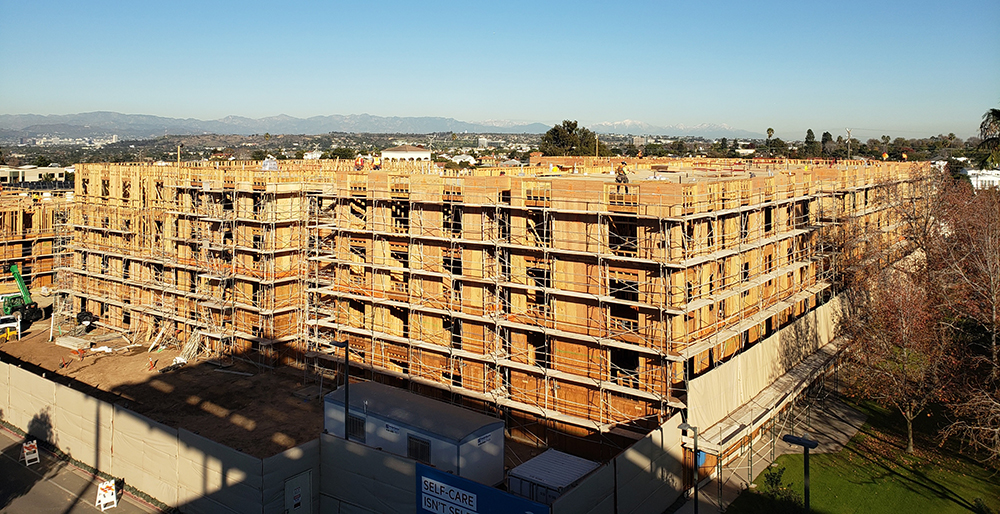 Residence hall construction