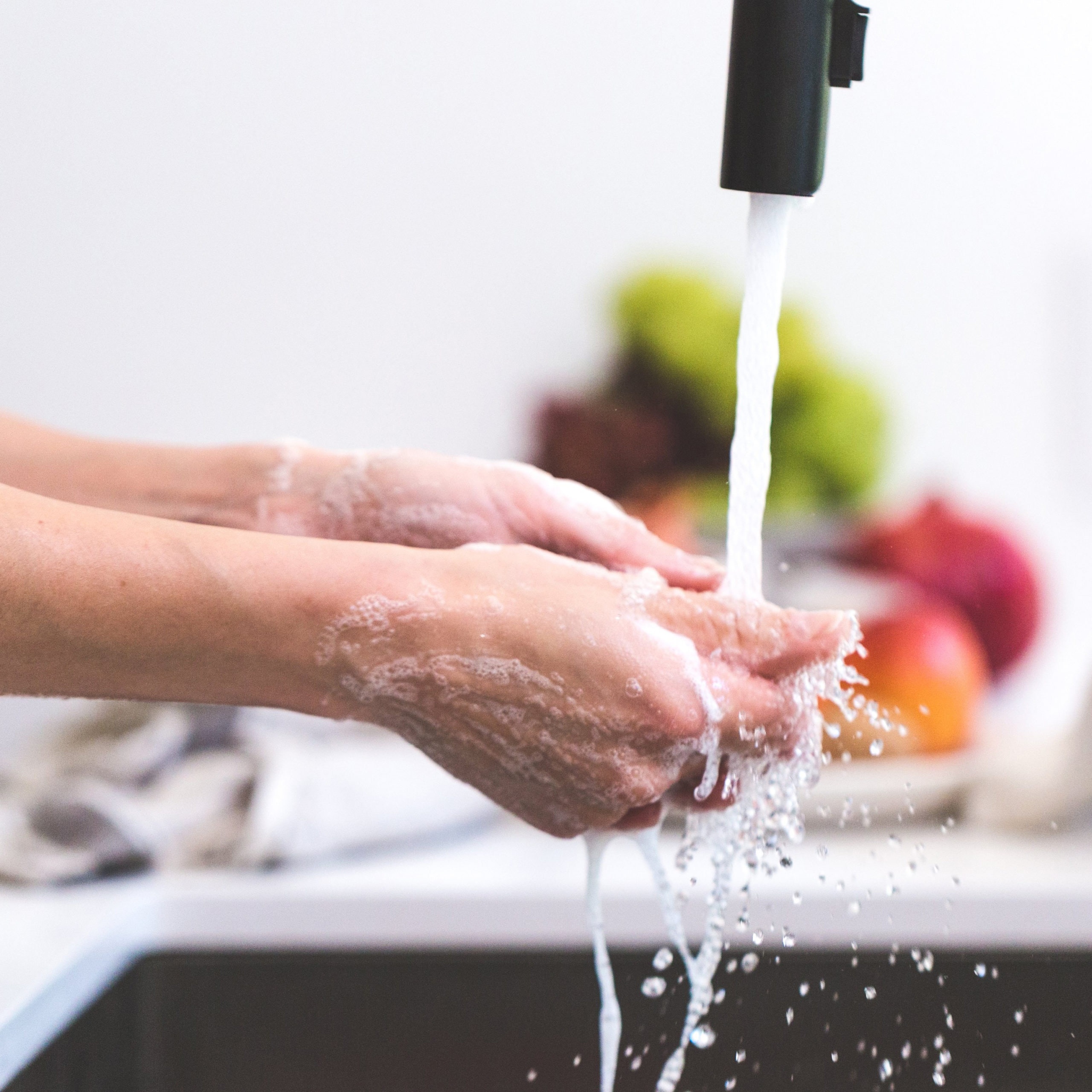 Wash Hands Eat Healthy scaled - Emergency Management Offers Tips for Cold and Flu Prevention